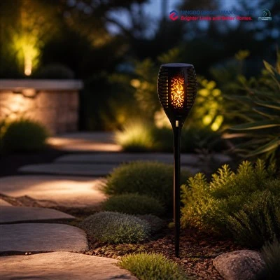 Dansande Solar Flame Torch Light